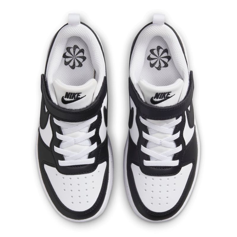 Scarpe per bambini Nike Court Borough Low Recraft white/black 4