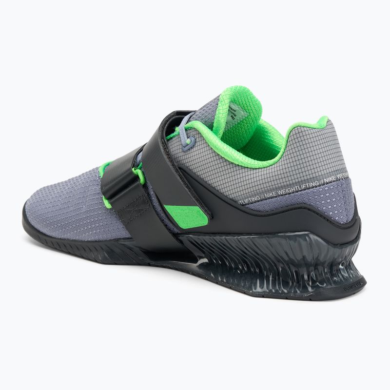Nike Romaleos 4 scarpa da sollevamento pesi in ardesia/verde sciopero/antracite 3