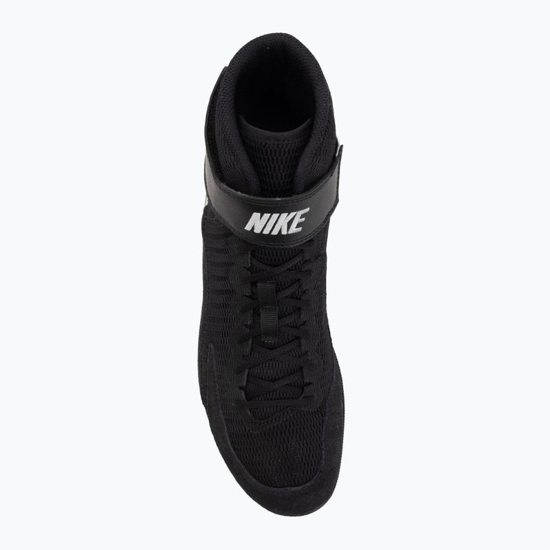 Nike Speedsweep VIII scarpa da wrestling nero/bianco/nero/grigio lupo 5