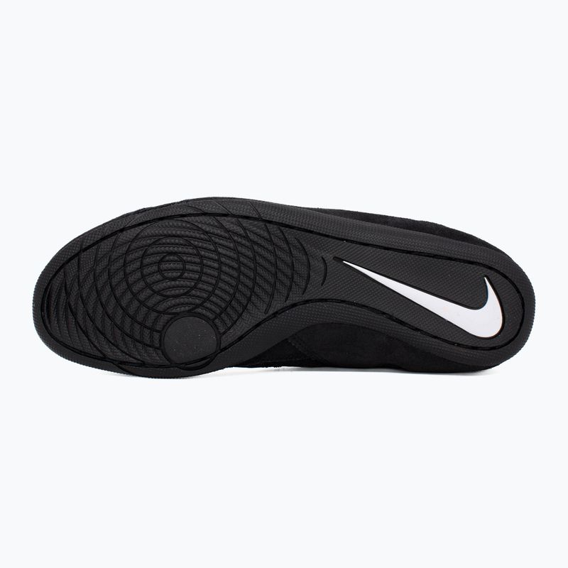 Nike Speedsweep VIII scarpa da wrestling nero/bianco/nero/grigio lupo 3