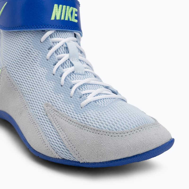 Nike Speedsweep VIII scarpa da wrestling blu tint/hyper royal/lime blast/bianco 7