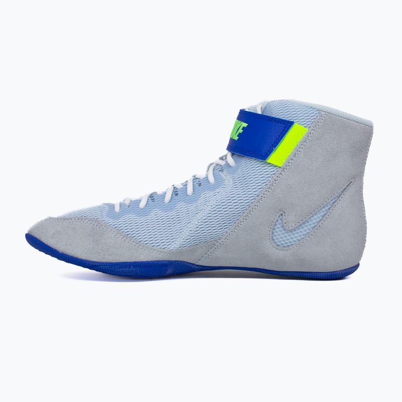 Nike Speedsweep VIII scarpa da wrestling blu tint/hyper royal/lime blast/bianco 2