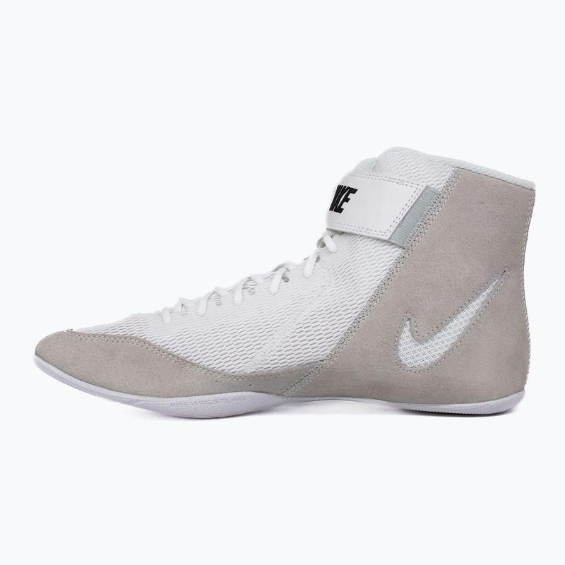 Nike Speedsweep VIII scarpa da wrestling bianco/nero/bianco/polvere di fotone 2