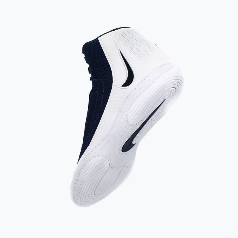 Nike Inflict 4 bianco/college navy scarpe da wrestling 8