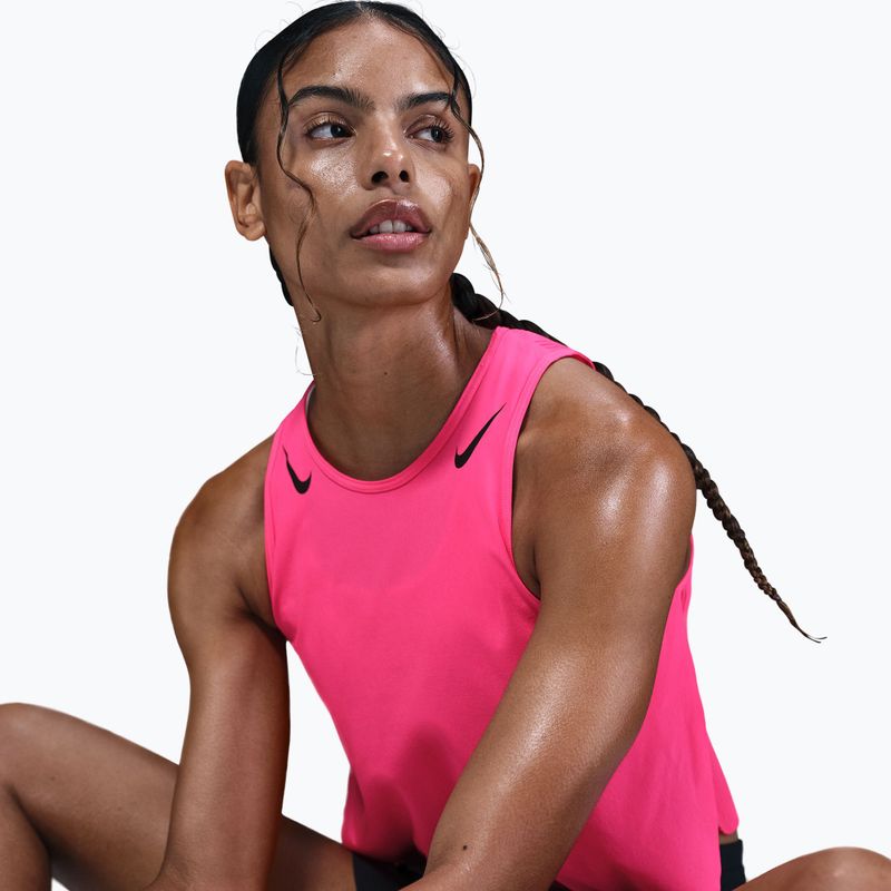 Maglia da running da donna Nike AeroSwift hyper pink/black 6