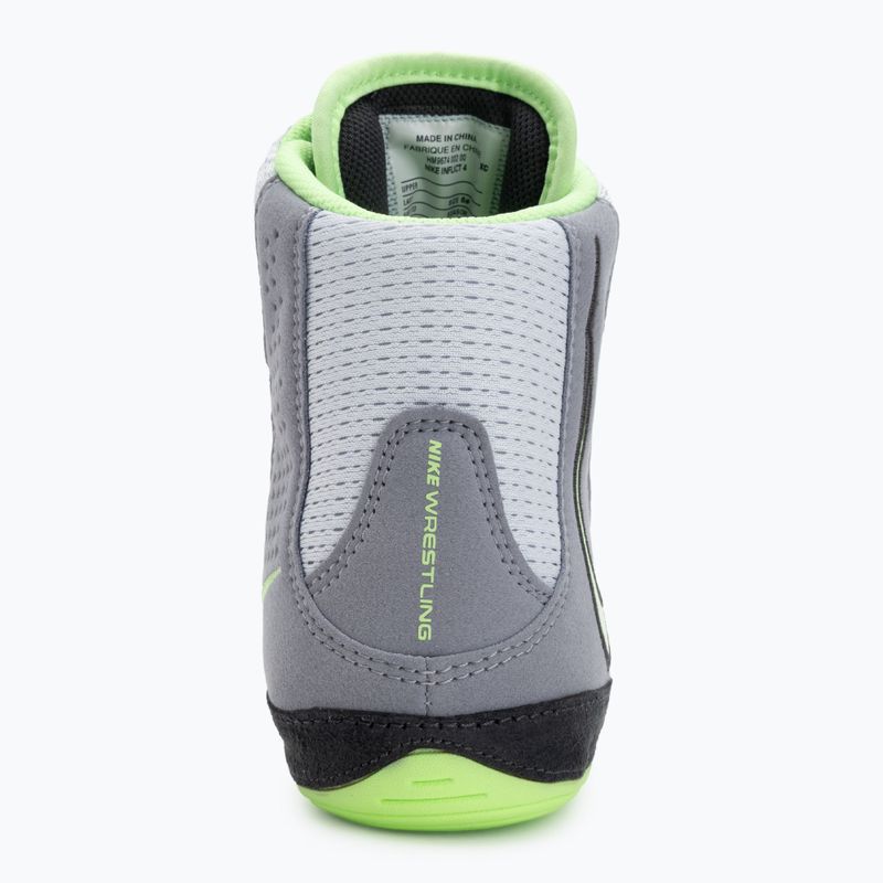 Nike Inflict 4 football wrestling scarpe grey/lime blast/anthracite/white 6