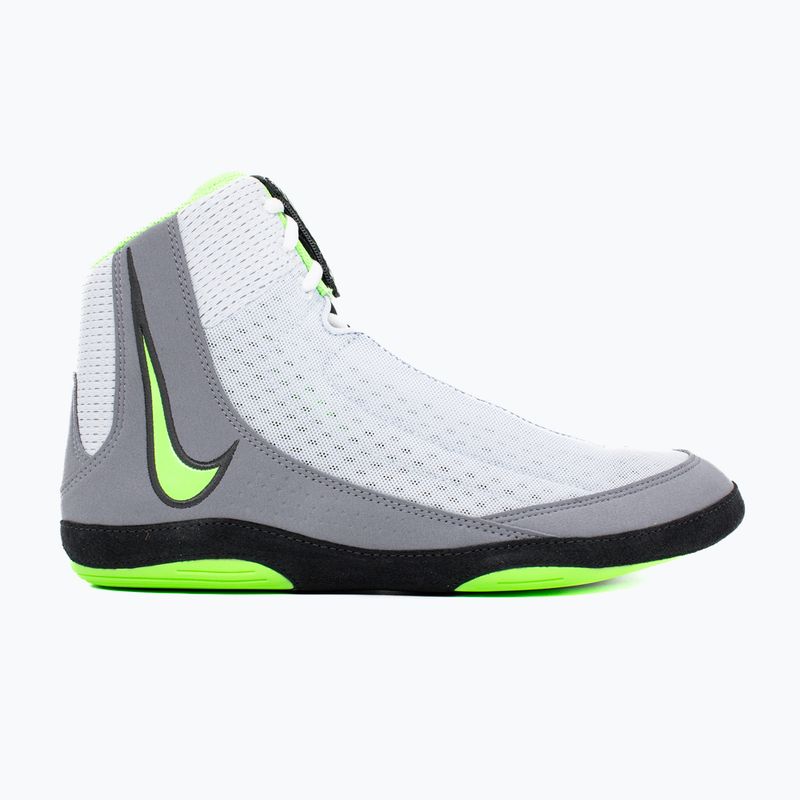Nike Inflict 4 football wrestling scarpe grey/lime blast/anthracite/white