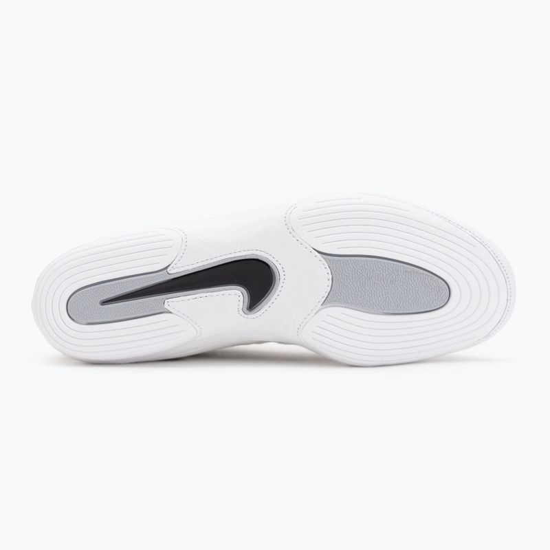 Nike Inflict 4 nero / bianco / grigio lupo scarpa da wrestling 4