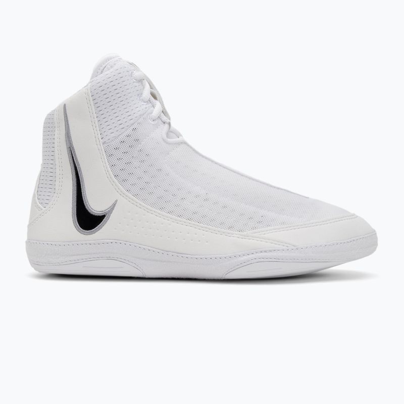 Nike Inflict 4 bianco/nero/bianco scarpe da wrestling 2
