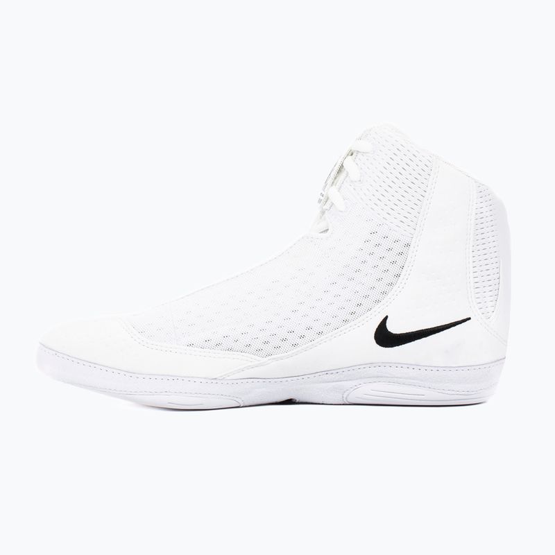 Nike Inflict 4 bianco/nero/bianco scarpe da wrestling 2