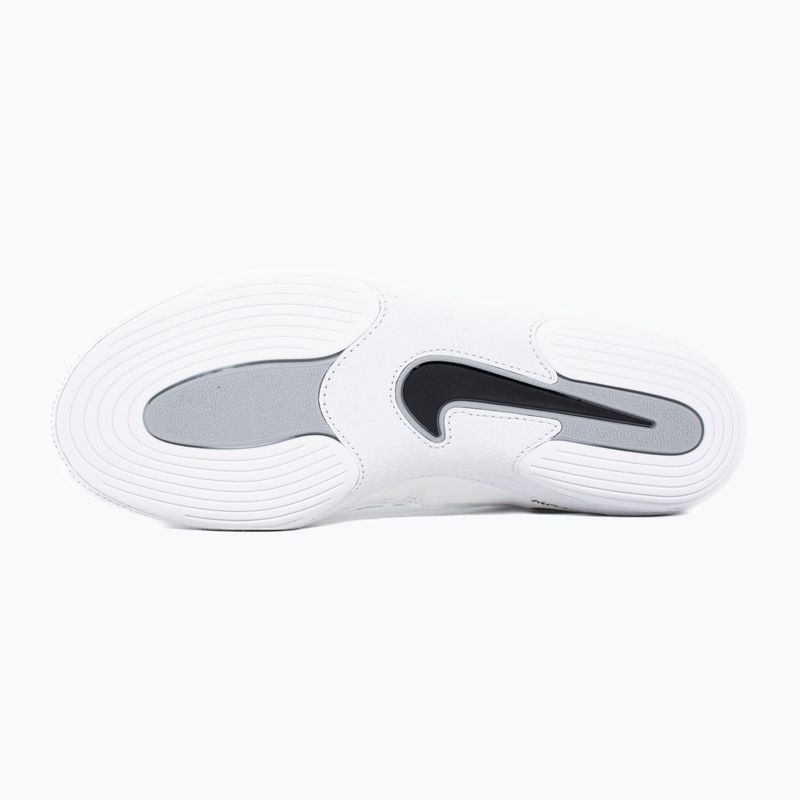 Nike Inflict 4 bianco/nero/bianco scarpe da wrestling 3