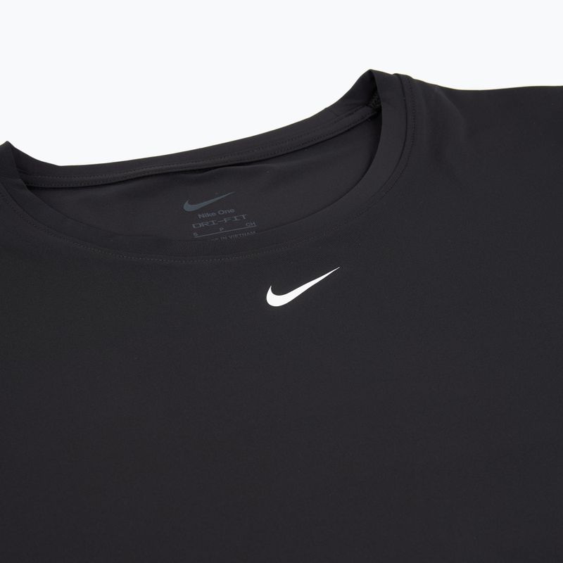 Maglietta da allenamento da donna Nike One Classic Dri-Fit nero/bianco 9