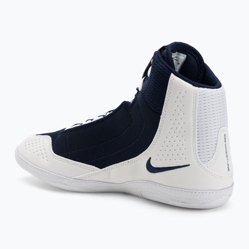 Nike Inflict 4 bianco/college navy scarpe da wrestling 3