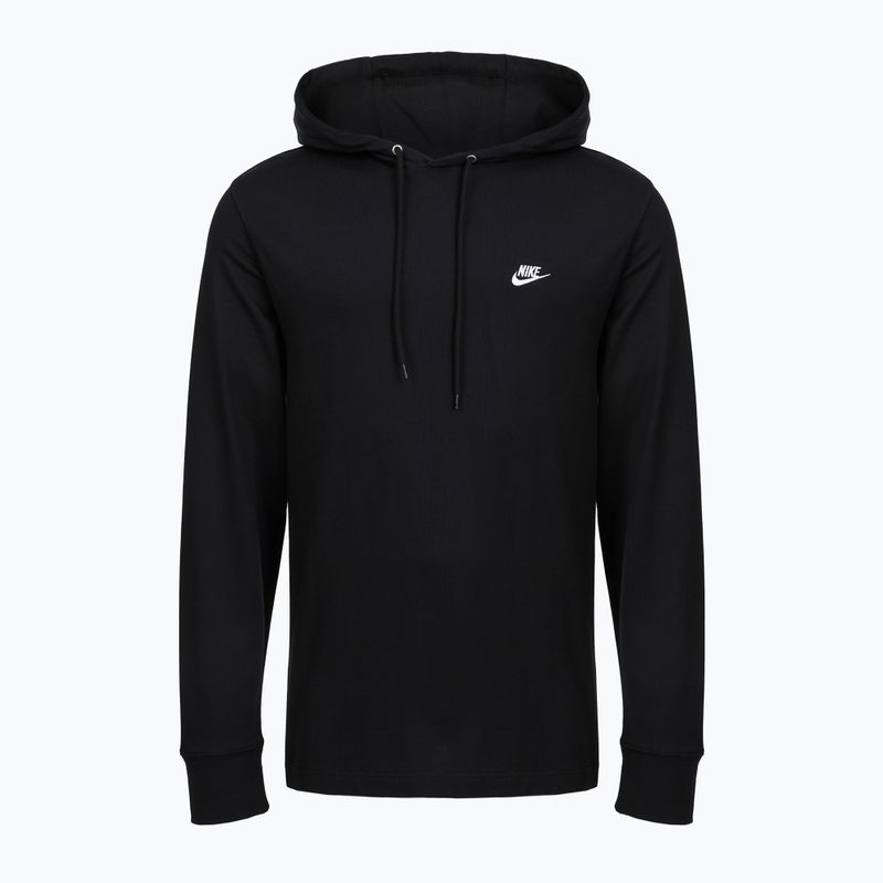 Felpa uomo Nike Sportswear Club Knit Pullover Hoodie black/black/white 4