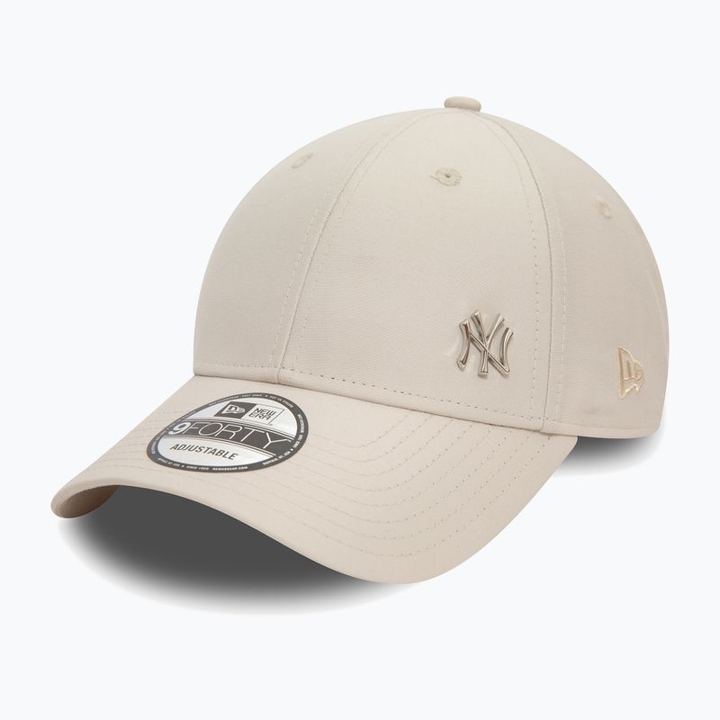 Cappello da baseball New Era Flawless 9FORTY New York Yankees beige chiaro 2