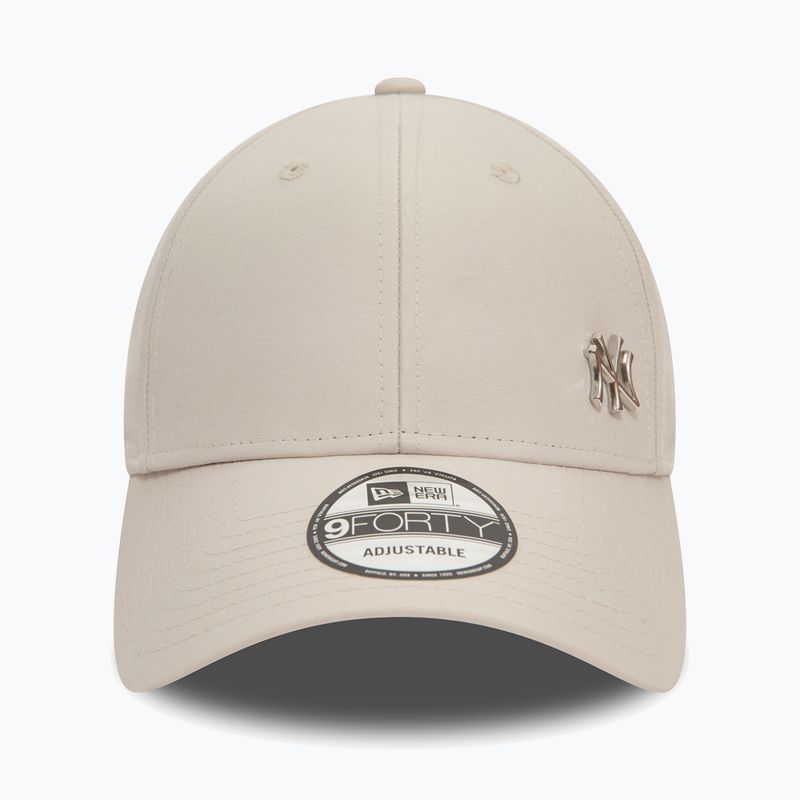 Cappello da baseball New Era Flawless 9FORTY New York Yankees beige chiaro 3