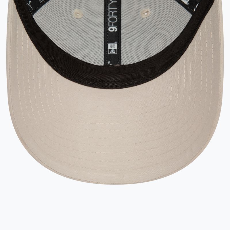 Cappello da baseball New Era Flawless 9FORTY New York Yankees beige chiaro 5