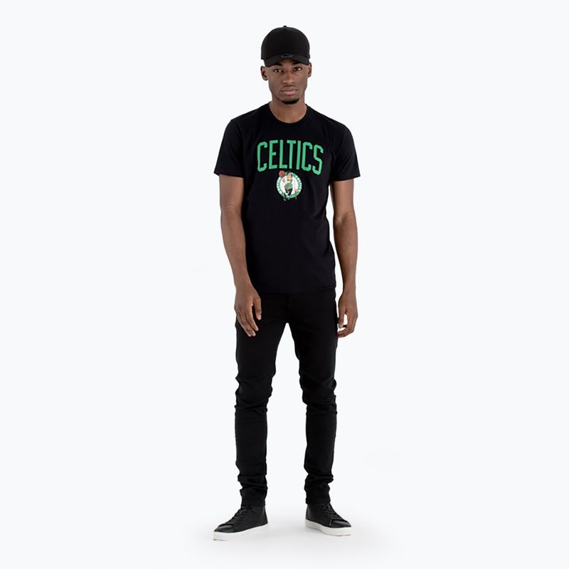 Maglietta New Era Celtics da uomo, nero 2