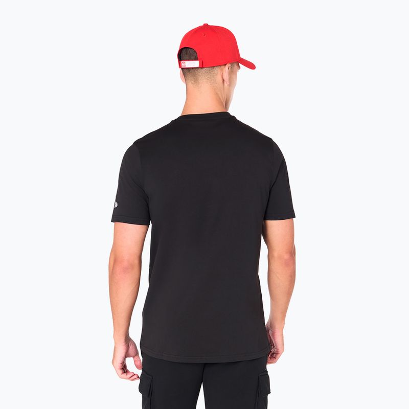 Maglietta New Era NOS NBA Regular Atlanta Hawks da uomo, nero 2
