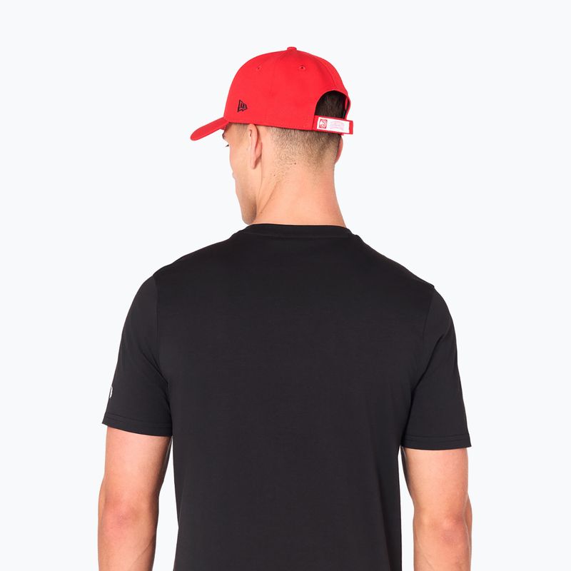 Maglietta New Era NOS NBA Regular Atlanta Hawks da uomo, nero 4