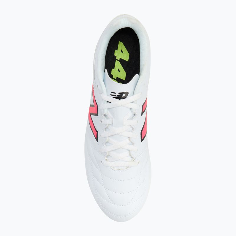 New Balance 442's Academy V2 FG bianco/lime scarpe da calcio da uomo 5