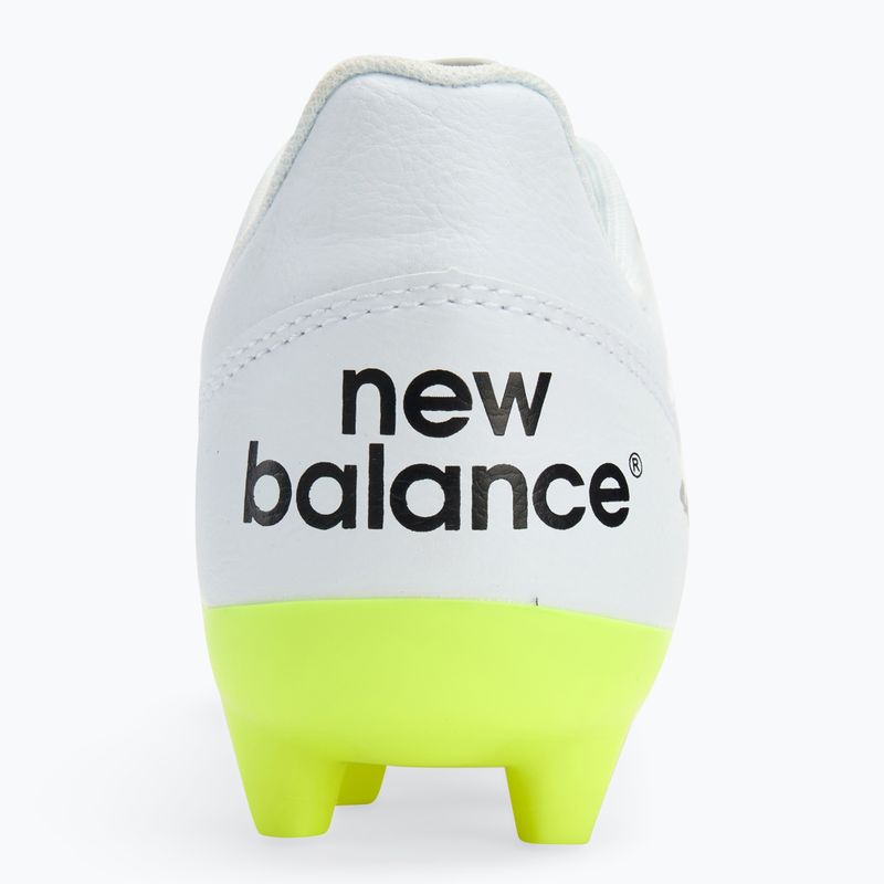 New Balance 442's Academy V2 FG bianco/lime scarpe da calcio da uomo 6