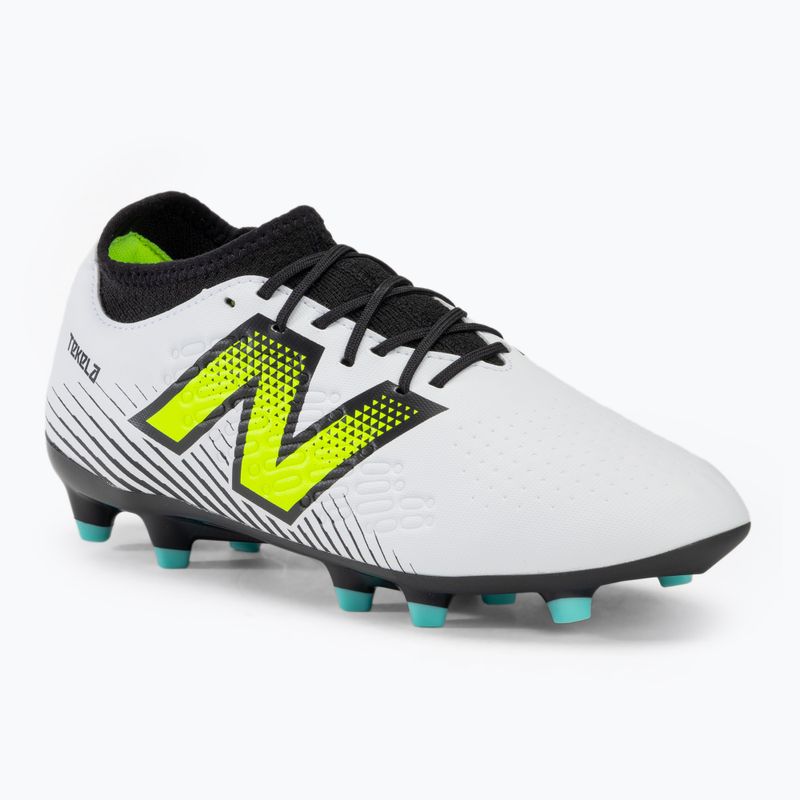 Scarpe da calcio New Balance uomo Tekela Magique V4+ FG bianco