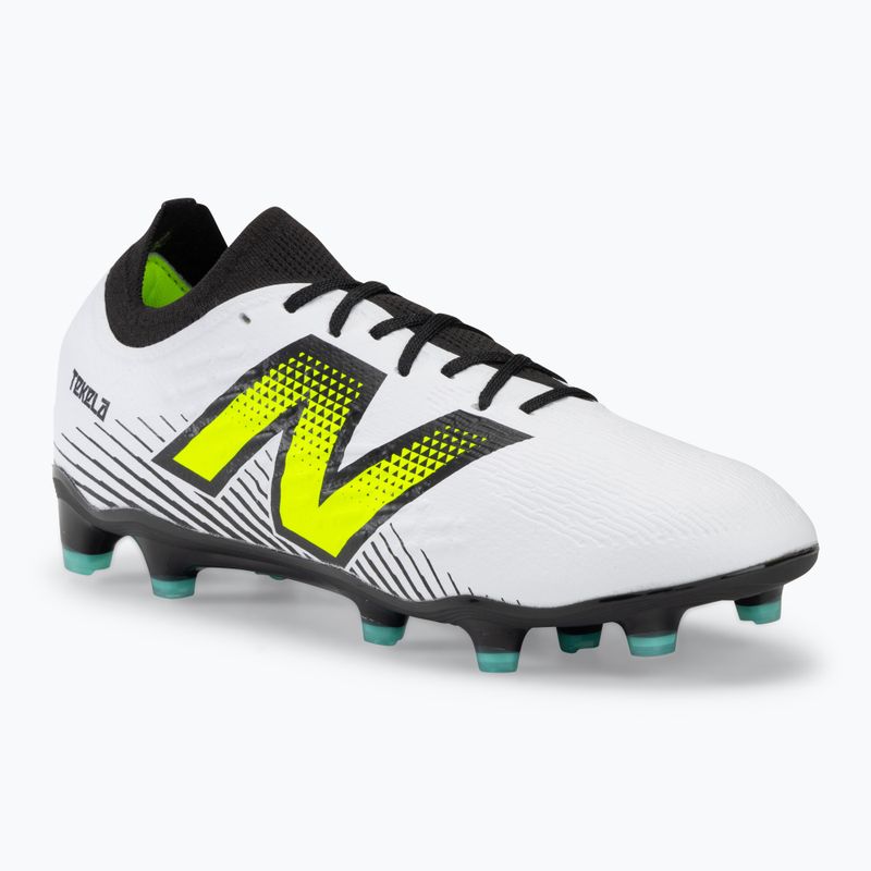 Scarpe da calcio New Balance uomo Tekela Magia Low Laced V4+ FG bianco