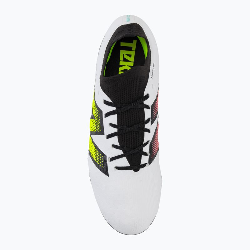 Scarpe da calcio New Balance uomo Tekela Magia Low Laced V4+ FG bianco 5