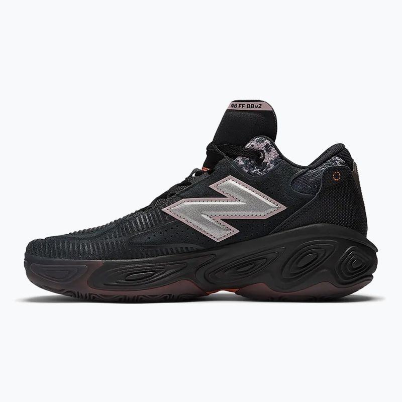 New Balance Fresh Foam BB v2 scarpe da basket nere 3