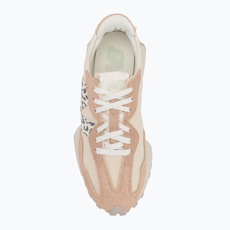 Scarpe New Balance donna 327's V1 piatto taupe/linen leopardato 5