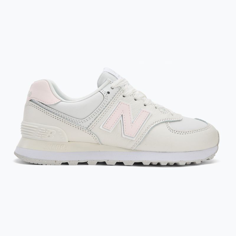 Scarpe da donna New Balance Classic 574's V2 white/light pink 2