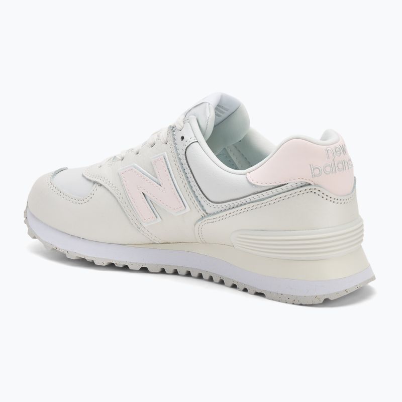 Scarpe da donna New Balance Classic 574's V2 white/light pink 3