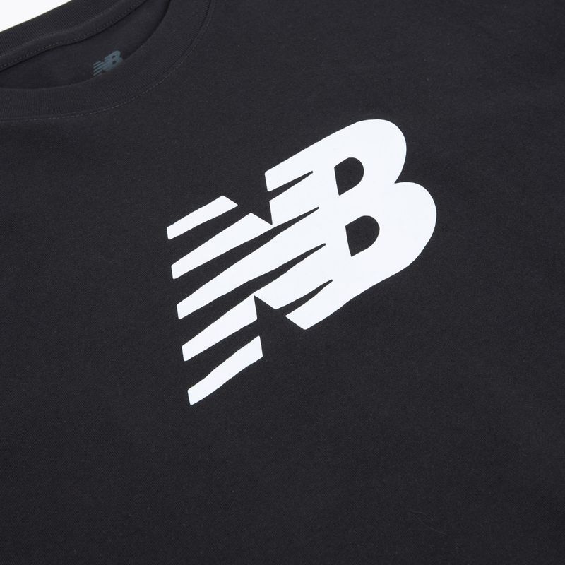 Maglietta da donna New Balance Sport Jersey Relaxed Logo black/white 3