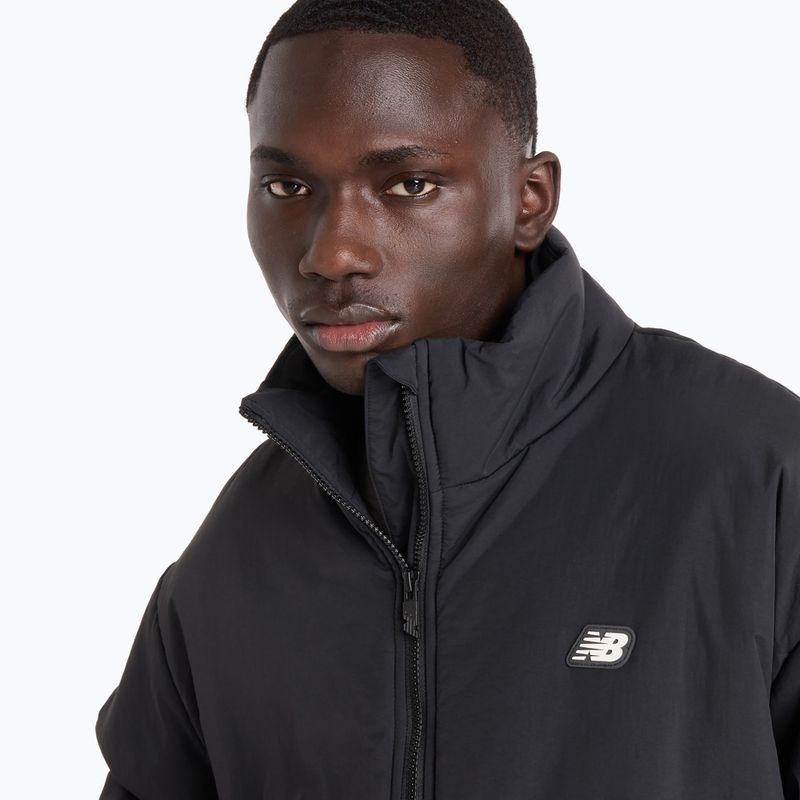 Giacca imbottita uomo New Balance Hoops Puffer black 4