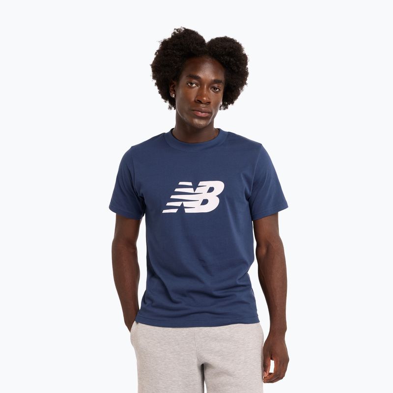 Maglietta New Balance Graphic V Flying navy da uomo