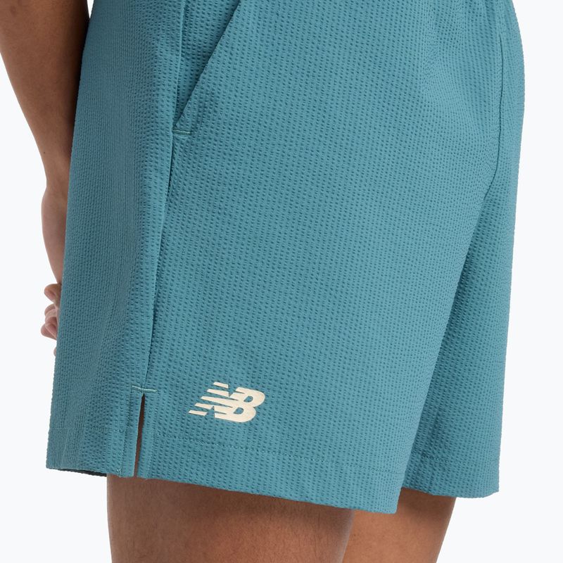 Pantaloncini da tennis New Balance Tournament Seersucker Short Uomo new spruc 7