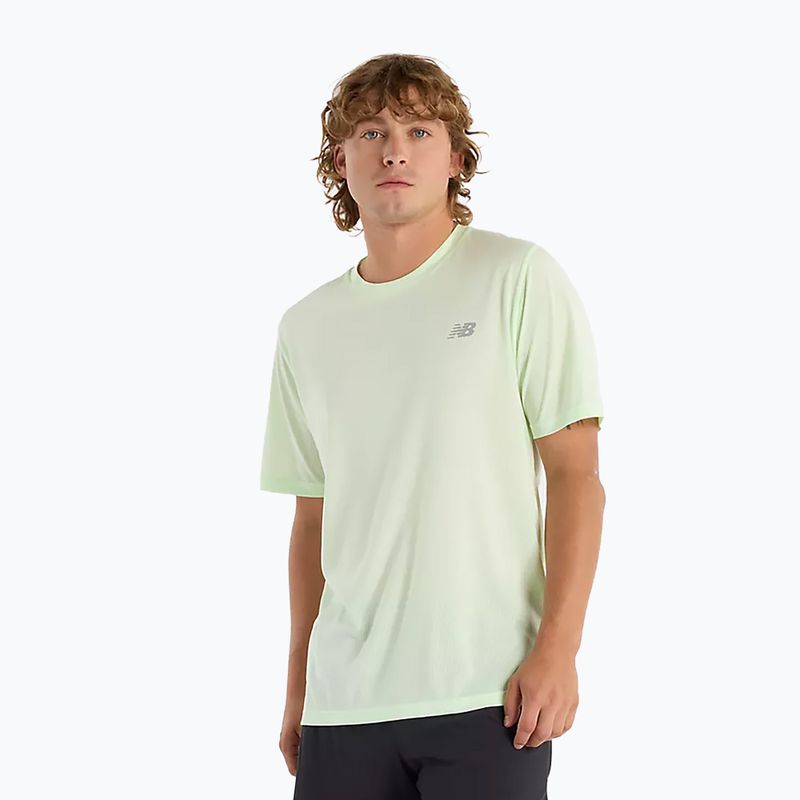 Maglietta New Balance Athletics Run melonwat da uomo