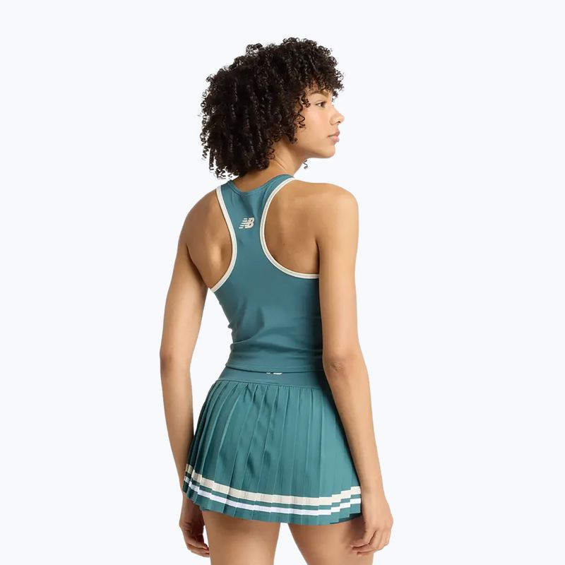 Maglietta da tennis da donna New Balance Tournament Novelty Tank W new spruce 3
