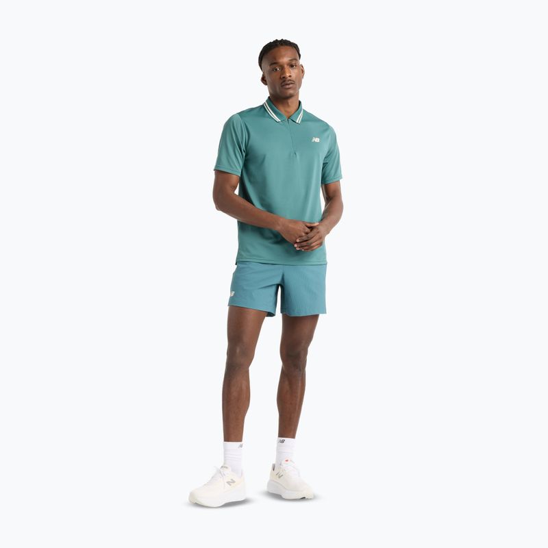 Polo New Balance Tournament Uomo new spruce 2