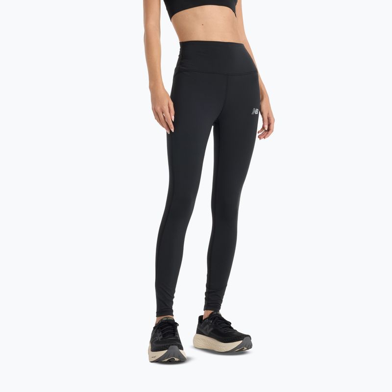 Leggings da corsa da donna New Balance Harmony High Rise nero