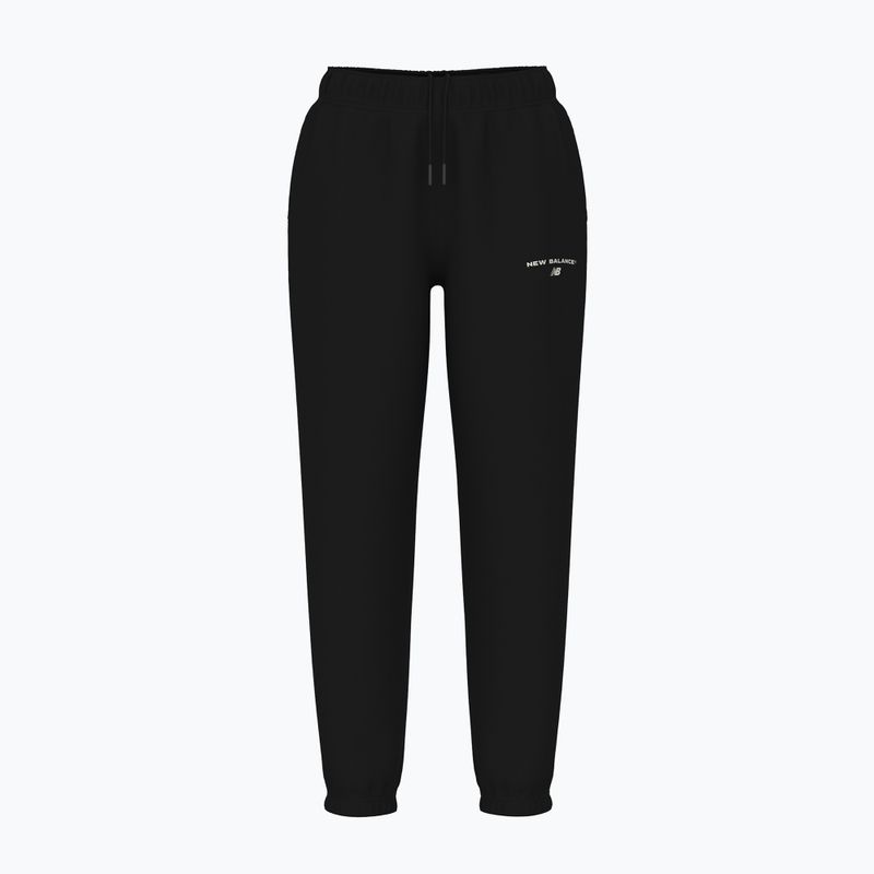 Pantaloni New Balance Reimagined Fleece Jogger donna nero
