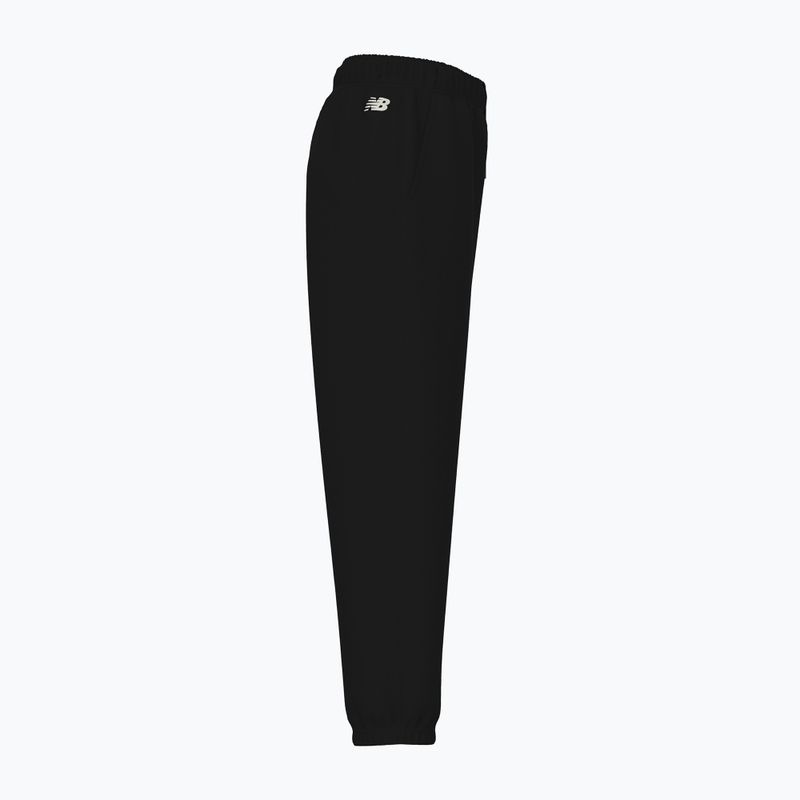 Pantaloni New Balance Reimagined Fleece Jogger donna nero 2