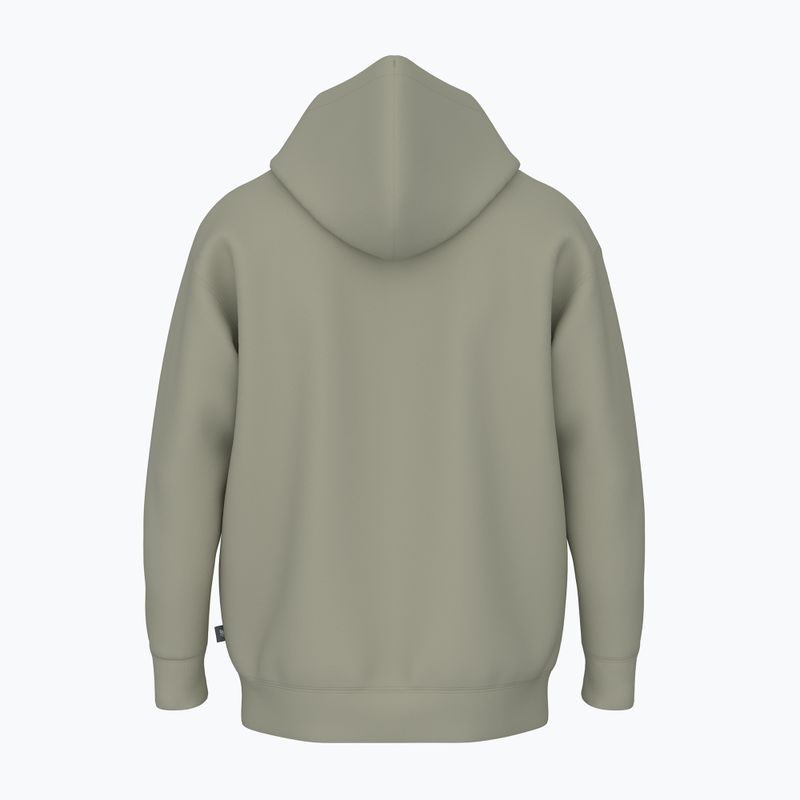 Felpa New Balance Reimagine Fleece Hraphic Hoody Uomo olivine 2