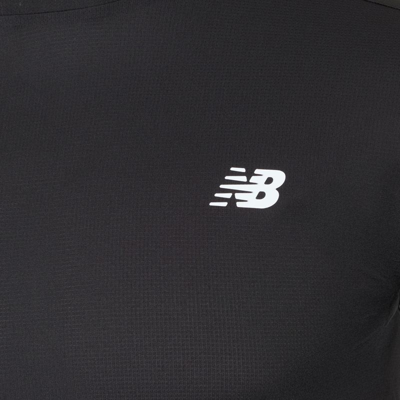 Maglia da corsa New Balance Sport SS da uomo, nero 3