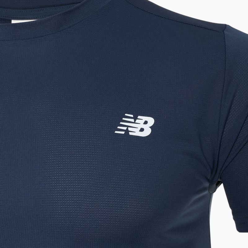 Maglietta da corsa New Balance Sport SS da uomo nbnavy 3