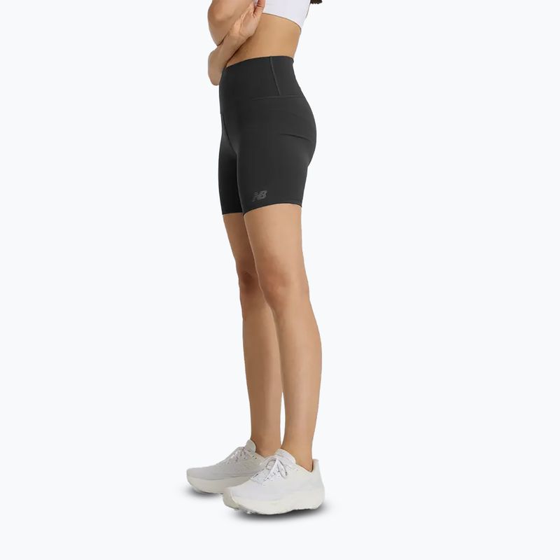 Pantaloncini da donna New Balance Harmony High Rise neri 3