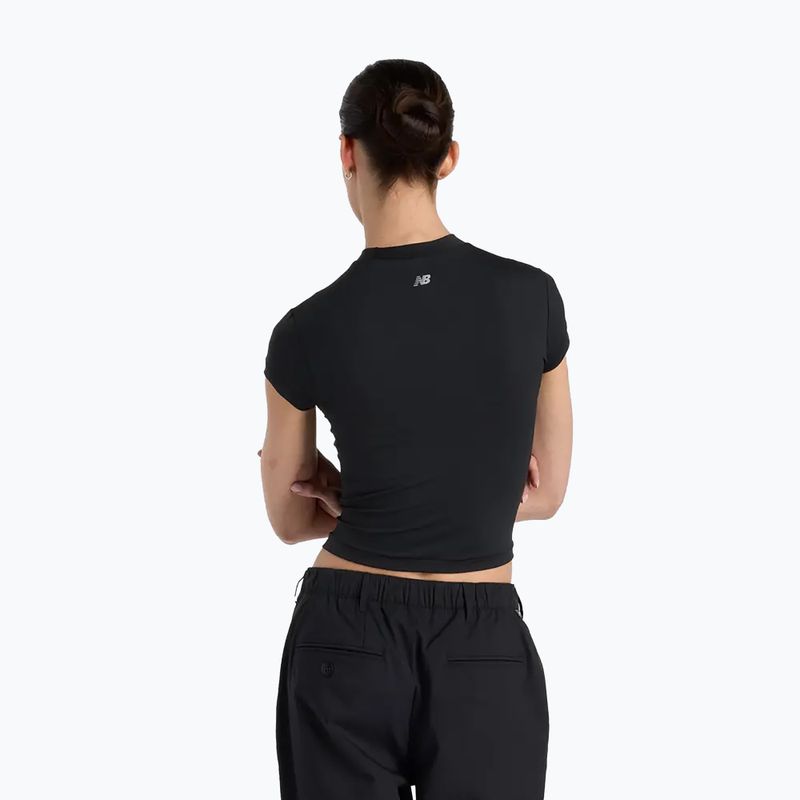 Maglietta New Balance Define Fitted nera da donna 3
