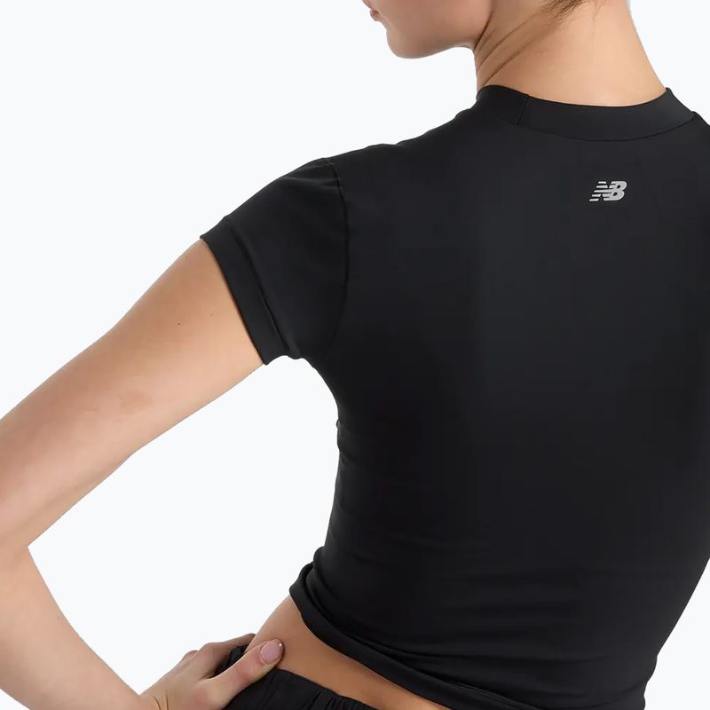 Maglietta New Balance Define Fitted nera da donna 6