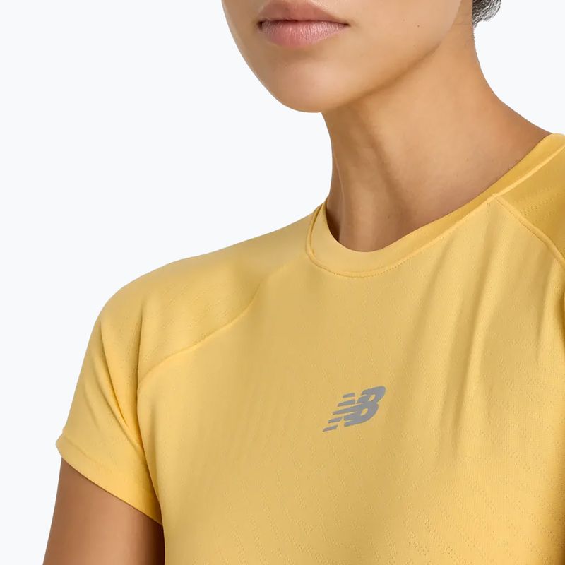 Maglietta New Balance Seasonal Jacquard clementine da donna 4